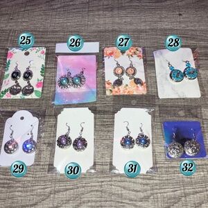 🎀 $6 - Snap Jewelry Earrings for Interchangeable Charms